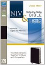 NIV and The Message SidebySide Bible Large Print Two Bible Versions Together for Study and Comparison