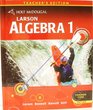 Larson Algebra 1 Teacher's Edition