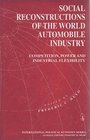 Social Reconstructions of the World Automobile Industry  Competition Power and Industrial Flexibility