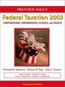 Prentice Hall Federal Taxation 2003 Corporations Partnerships Estates and Trusts