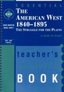 The American West 18401895 Teacher's Resource Book