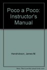 Poco a Poco Instructor's Manual