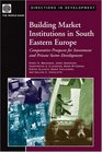 Building Market Institutions in South Eastern Europe Comparative Prospects for Investment and Private Sector Development