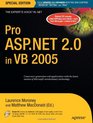 Pro ASPNET 20 in VB 2005 Special Edition