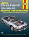 Haynes Acura Integra (1986-1989) & Legend (1986-90)