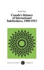 Canada's Balance of International Indebtedness 19001913