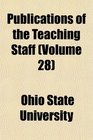 Publications of the Teaching Staff