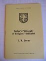 Butler's Philosophy of Religion Vindicated