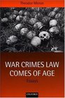 War Crimes Law Comes of Age Essays