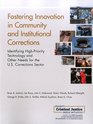 Fostering Innovation in Community and Institutional Corrections Identifying HighPriority Technology and Other Needs for the US Corrections Sector