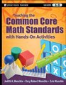 Teaching the Common Core Math Standards with HandsOn Activities Grades 68