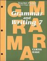 Stephen Hake Grammar and Writing  Grade 7 Teacher Packet
