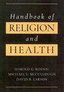 Handbook of Religion and Health