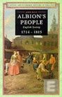 Albion's People English Society 17141815