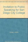 Invitation to Public Speaking for San Diego City College