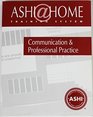 Ashihome Training System Communication and Professional Practice