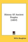 History Of Ancient Peoples
