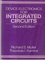 Device Electronics for Integrated Circuits Solutions Manual