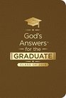 God's Answers for the Graduate Class of 2019  Brown NKJV New King James Version
