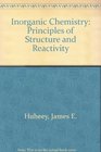 Inorganic chemistry Principles of structure and reactivity