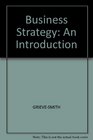 Business Strategy An Introduction