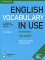 English Vocabulary in Use Advanced Book with Answers and Enhanced eBook Vocabulary Reference and Practice