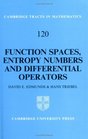 Function Spaces Entropy Numbers and Differential Operators