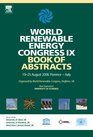 World Renewable Energy Congress 2006 Book of Abstracts