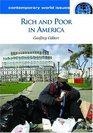 Rich and Poor in America A Reference Handbook
