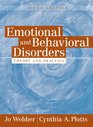 Emotional and Behavioral Disorders Theory and Practice