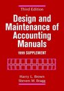 Design and Maintenance of Accounting Manuals Third Edition
