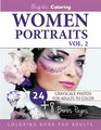 Women Portraits Vol 2 Grayscale Coloring for Adults