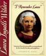 'I Remember Laura' Laura Ingalls Wilder