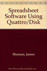 Spreadsheet Software Using Quattro/Disk