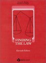 Finding the Law  An Abridged Edition of How to Find the Law