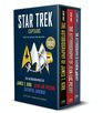 Star Trek Captains  The Autobiographies Boxed set with slipcase and character portrait art of Kirk Picard and Janeway autobiographies