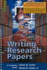 Writing Research Papers Research Navigator Edition