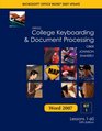 Gregg College Keyboarding  Document Processing Word 2007 Update Kit 1 Lessons 160