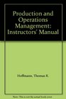 Production and Operations Management Instructors' Manual