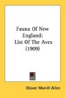 Fauna Of New England List Of The Aves