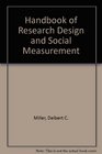 Handbook of Research Design and Social Measurement