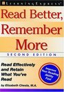 Read Better Remember More Second Edition