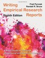 Writing Empirical Research Reports A Basic Guide for Students of the Social and Behavioral Sciences