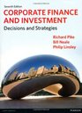 Corporate Finance and Investment Decisions and Strategies