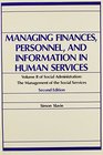 Managing Finances Personnel and Information in Human Services