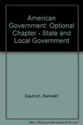 American Government Optional Chapter  State and Local Government