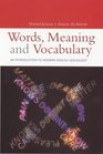 Words Meaning and Vocabulary An Introduction to Modern English Lexicology