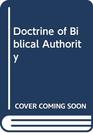 Doctrine of Biblical Authority