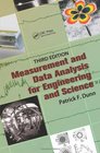 Measurement Data Analysis and Sensor Fundamentals for Engineering and Science Measurement and Data Analysis for Engineering and Science Third Edition