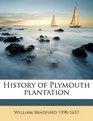 History of Plymouth plantation